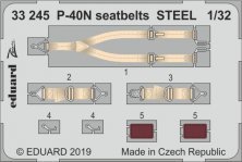 1/32 P-40N seatbelts STEEL