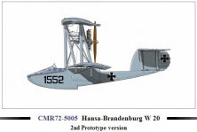 1/72 Hansa-Brandenberg W.20/2 2nd prototype version