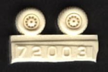 1/72 P-51 Mustang Wheel Set