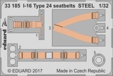 1/32 I-16 Type 24 seatbets STEEL