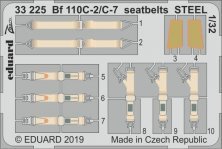 1/32 Bf 110C-2/C-7 seatbelts STEEL