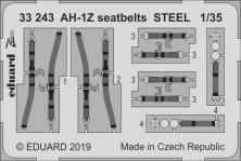 1/32 AH-1Z seatbelts STEEL colour photoetched set