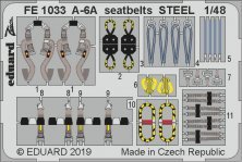 1/48 A-6A seatbelts STEEL
