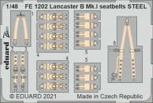 Avro Lancaster B.I seatbelts Steel 1/48