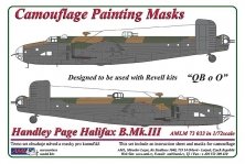 1/72 Handley-Page Halifax B.Mk.III "QB o O" camouflage pattern