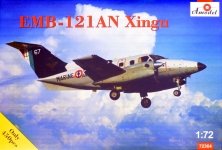 1/72 EMB-121AN Xingu I