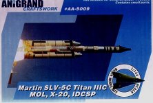 Anigrand 1/144 Martin Titan IIIC / MOL, X-20, IDCSP