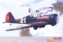 1/72 Curtiss-Wright CW-22R & CW-22B Falcon Turkish AF
