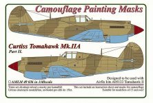 1/32 Camouflage masks Curtiss Tomahawk Mk.IIB Part 2