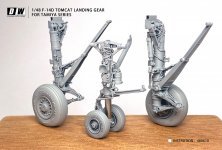 1/48 Grumman F-14D Tomcat landing gear for Tamiya kits