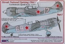 1/48 Decals La-5FN Czechoslovak Legends (1944)