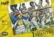 HAT Industrie Fanteria Bavarese Napoleonica 1/72