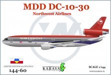 1/144 Douglas DC-10-30 Northwest