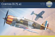 Arma Hobby 1/72 Curtiss H-75 A1/A2 Maquette Avion Arma Hobby 1/72 Curtiss H-75 A1/A2 Maquette Avion