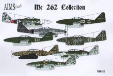 1/72 Messerschmitt Me-262A/Me-262B Collection