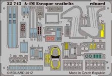 1/32 A-4M Escapac seatbelts (TRUMP)