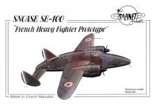 Planet 1/72 Sncase SE-100 Prototype Chasseur Lourd R�sine