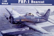 Trumpeter Grumman F8F-1 Bearcat Model Kit 1/32 Trumpeter Grumman F8F-1 Bearcat Model Kit 1/32
