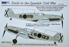 1/48 Masks for Emils in the Spanish Civil War