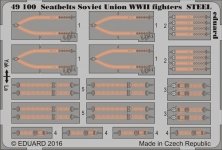 1/48 Seatbelts Soviet Union WWII fighters STEEL