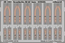 1/48 Seatbelts RAF late STEEL
