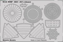 1/48 Saab JA-37 Viggen trust doors set