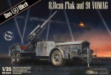 1/35 8.8cm Flak mounted on 9t Vomag truck