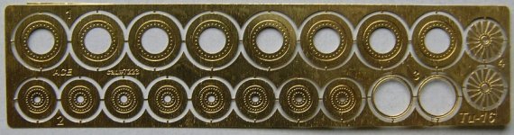 1/72 Wheel disks for Tu-16 (TRUMP)