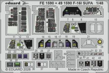 Eduard F-16I Sufa Kinetic Gold Edition 1/48