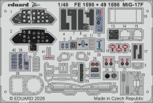 Eduard 1/48 MiG-17F pour Kinetic