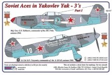 1/48 Masks for Yak-3 Soviet Aces Part I.