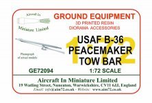 1/72 USAF tow bar for Convair B-36H/RB-36F Peacemaker