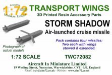 1/72 Storm Shadow four missile pack