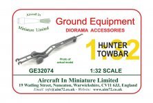 1/32 Hawker Hunter tow bar