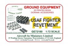 1/72 USAF Fighter Revetment set