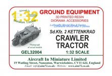 1/32 Kettenkrad Sd Kfz. 2 Luftwaffe Half-track Tractor WWII