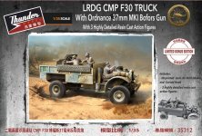 1/35 Lrdg F30 Gun Truck with action figures