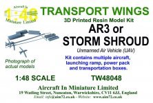 1/48 AR3 or Storm Shroud Unmanned Air Vehicle UAV