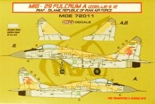1/72 Decals MiG-29 Fulcrum 9-12 IRIAF