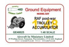 1/48 Raf post-war Trolley Accumulator
