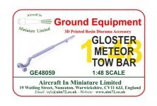 1/48 Gloster Meteor Tow Bar