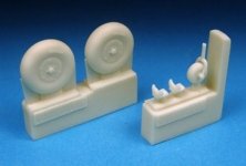 1/72 Boulton-Paul Defiant Mk.I Mainwheels and Tailwheel