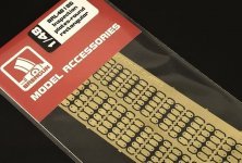 BRENGUN 1/48 Plaques d'inspection PE Rondes/Rectangulaires