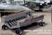 1/72 Blohm-und-Voss Bv-222 towing car Dockwagen