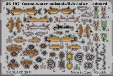 1/35 fauna  water animals/fish  colour