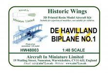 1/48 De Havilland Biplane No.1