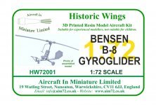 1/72 Bensen B-8M Gyroglider/X-25B
