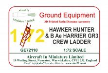 1/72 Hawker Hunter & BAe Harrier GR.3 Crew Ladder