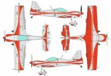 Brengun Masques de peinture Zlin Z-50 1/48 KP