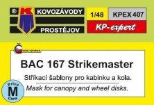 1/72 Canopy & wheel mask BAC 167 Strikemaster